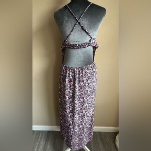 Altar’d State Floral Maxi Dress – Feminine Open Back Style